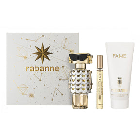 Rabanne Fame Eau de Parfum Set 80 ml + 10 ml + 100 ml Körperlotion