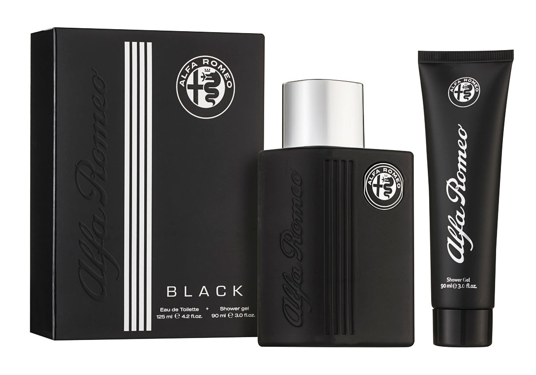 Alfa Romeo Black Eau de Toilette Set 125 ml + 90 ml Duschgel