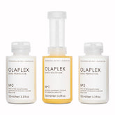 Olaplex Traveling Stylist Kit Haarpflegeset 1 x 100 ml No. 1 Bond Multiplier + 2 x 100 ml No. 2 Bond Perfector