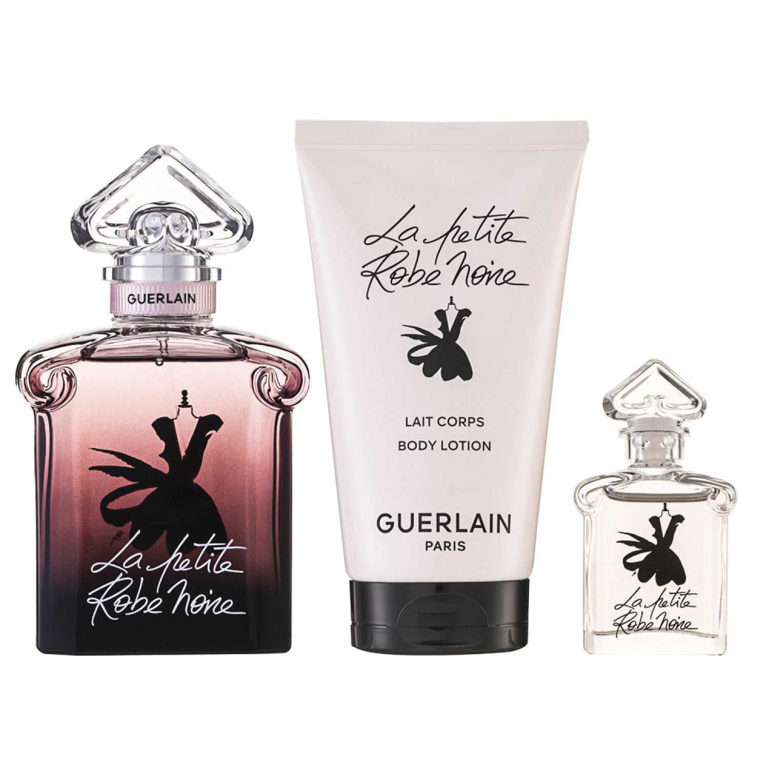 Guerlain La Petite Robe Noire Eau de Parfum Intense Set 50 ml + EDP 5 ml + 75 ml Körperlotion