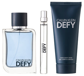 Calvin Klein Defy Eau de Toilette Set 100 ml + 10 ml + 100 ml Duschgel