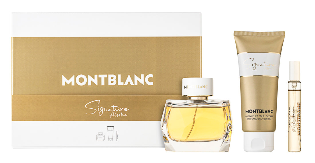 Montblanc Signature Absolue Eau de Parfum Set 90 ml + 7.5 ml + 100 ml Körperlotion