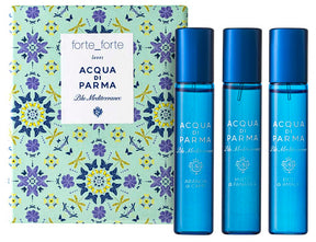Acqua di Parma Blu Mediterraneo Forte Forte EDT Geschenkset 12 ml Fico di Amalfi + 12 ml Arancia di Capri + 12 ml Mirto di Panarea