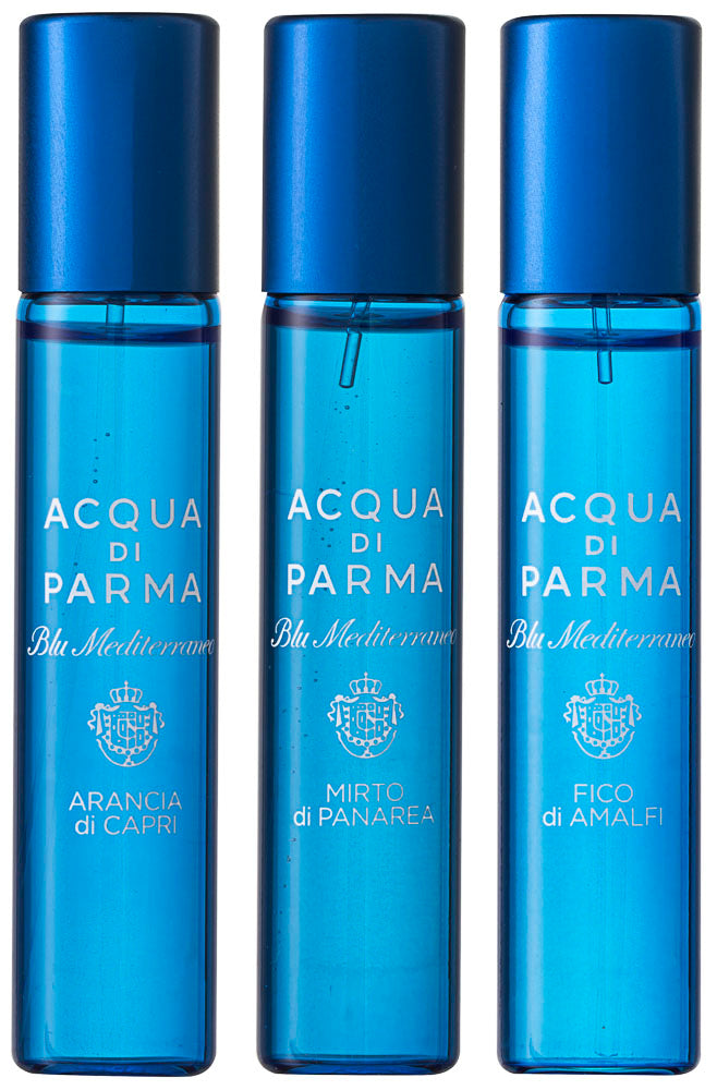 Acqua di Parma Blu Mediterraneo Forte Forte EDT Geschenkset 12 ml Fico di Amalfi + 12 ml Arancia di Capri + 12 ml Mirto di Panarea