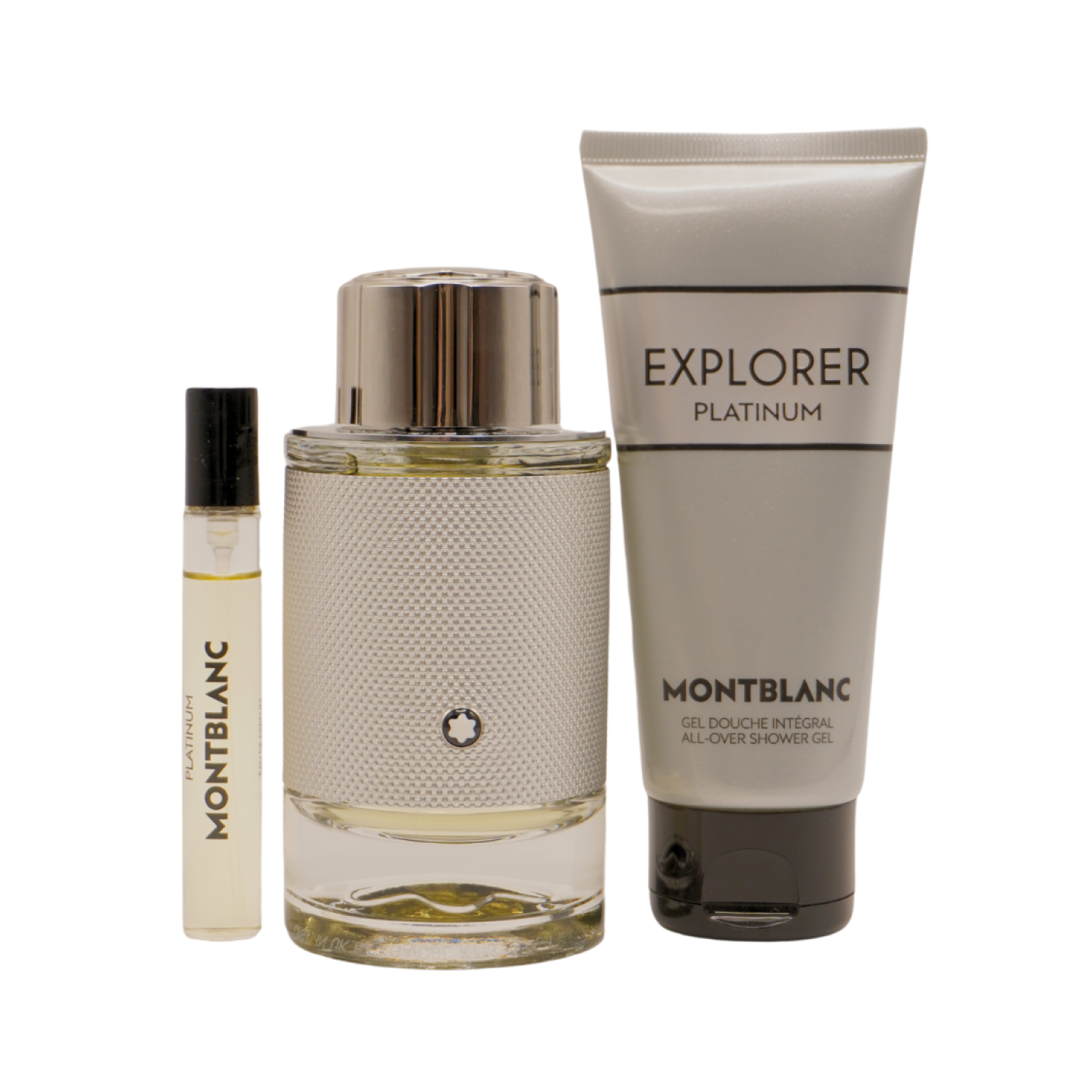 Montblanc Explorer Platinum Eau de Parfum Set 100 ml + 7.5 ml + 100 ml Duschgel
