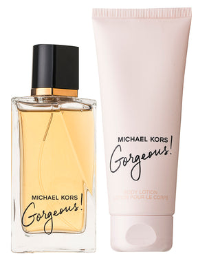 Michael Kors Gorgeous! Eau de Parfum Set 100 ml + 5 ml + 100 ml Körperlotion + 100 ml Duschgel