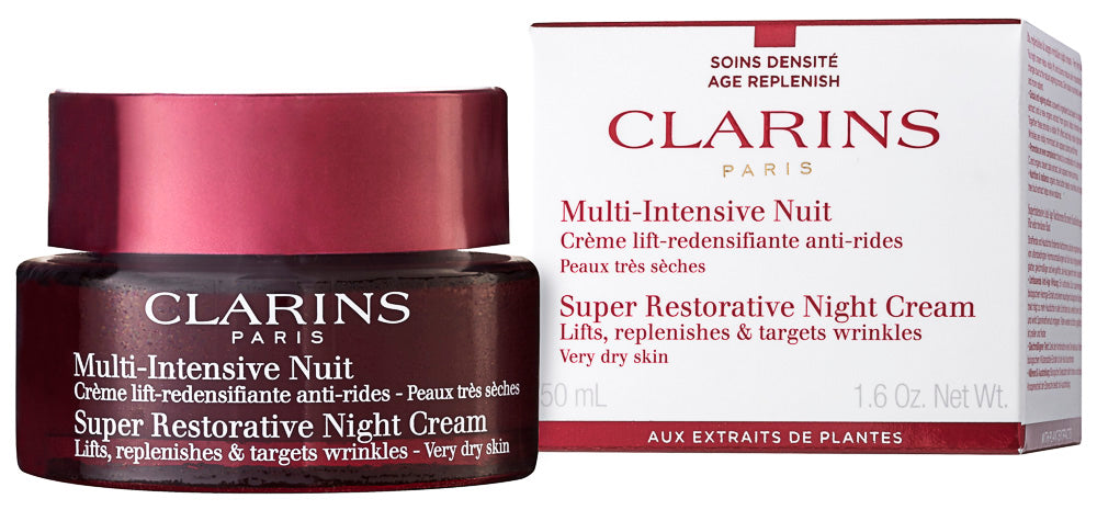 Clarins Super Restorative Multi-Intensive Nuit Peaux Très Sèches Nachtcreme 50 ml