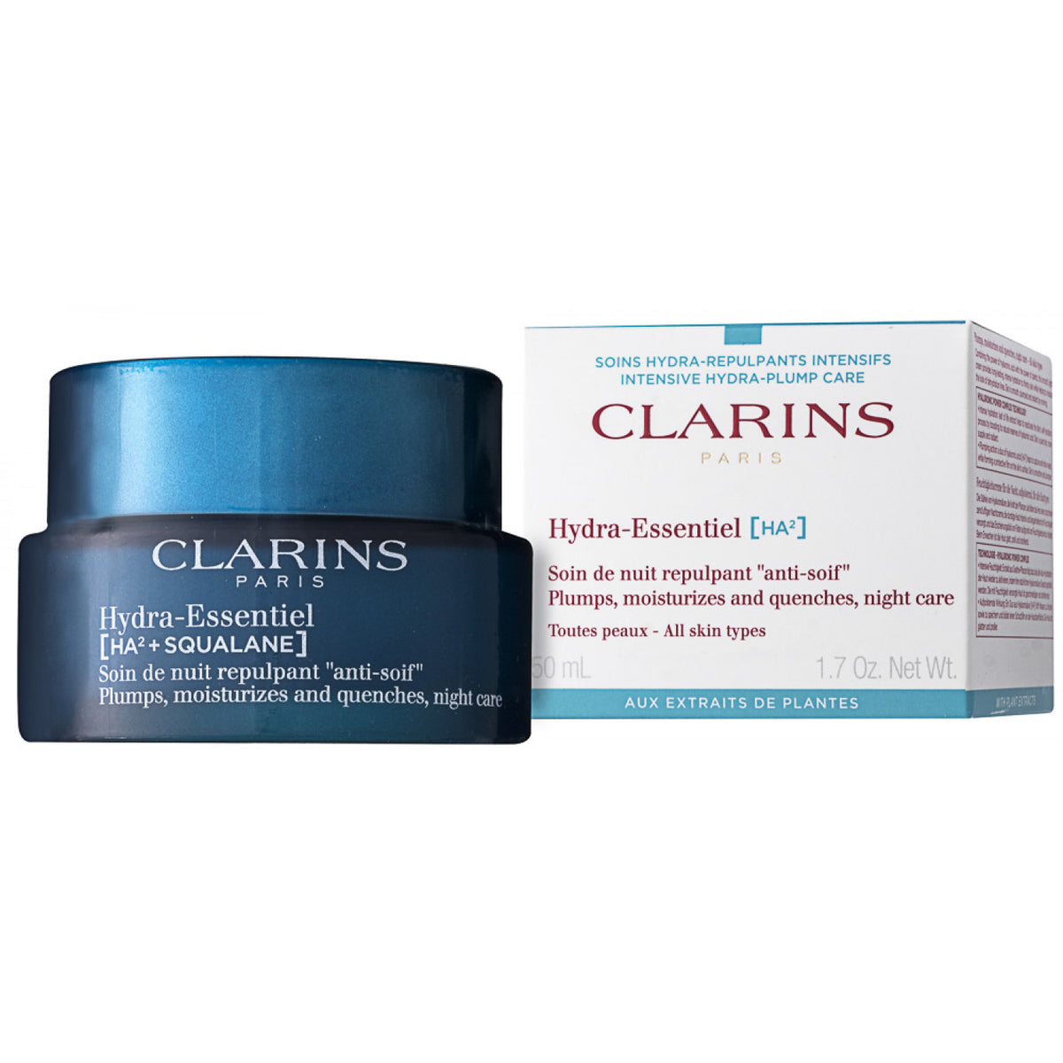 Clarins Hydra-Essentiel HA² Nachtcreme 50 ml