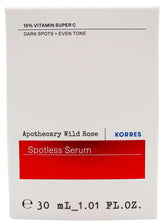 Korres Apothecary Wild Rose Spotless 2-Phasen-Booster Gesichtsserum 30 ml