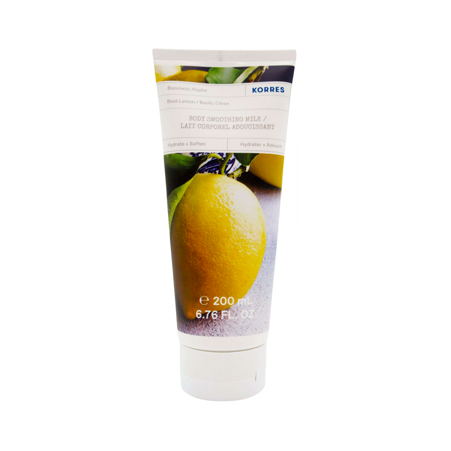 Korres Basil Lemon Glättende Körpermilch 200 ml