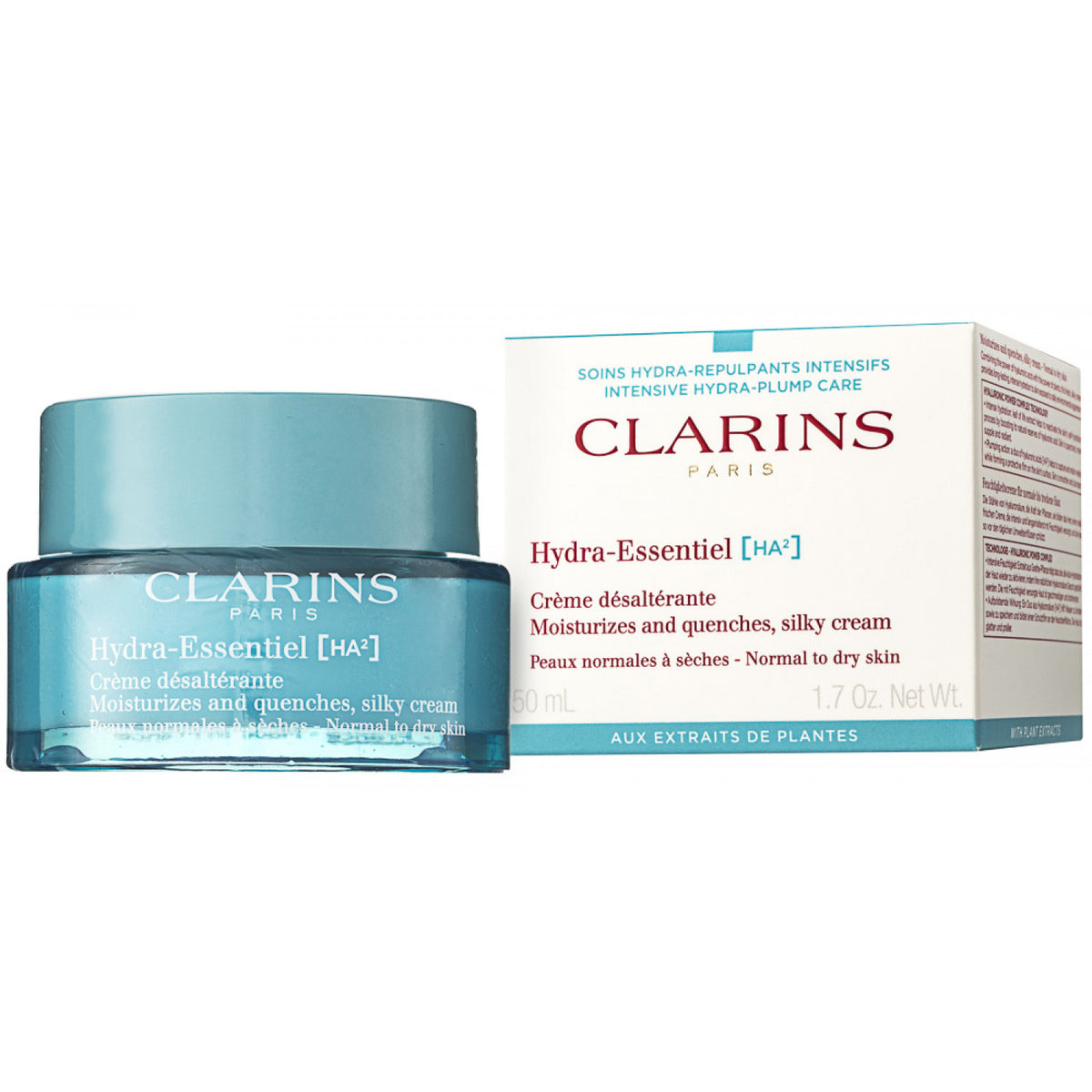 Clarins Hydra-Essentiel HA² Silky Gesichtscreme 50 ml