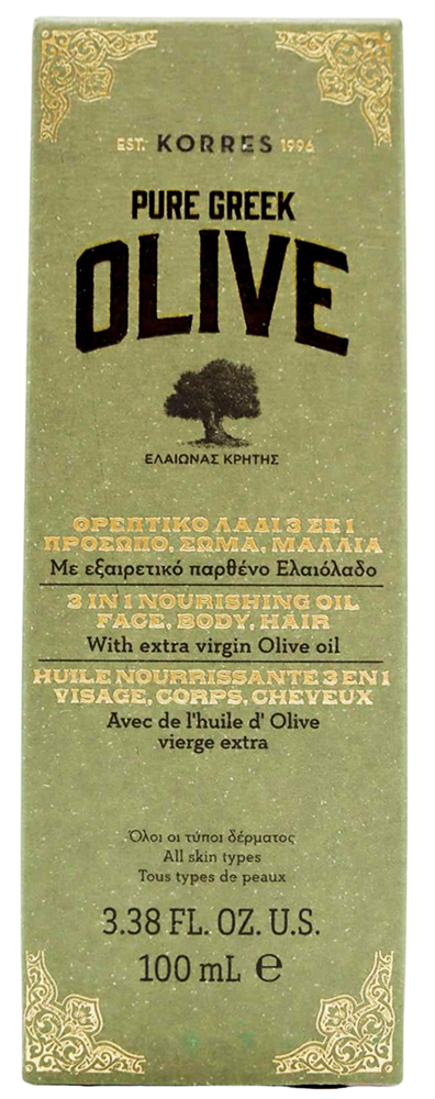 Korres Pure Greek Olive 3in1 Nourishing Oil Körperöl 100 ml