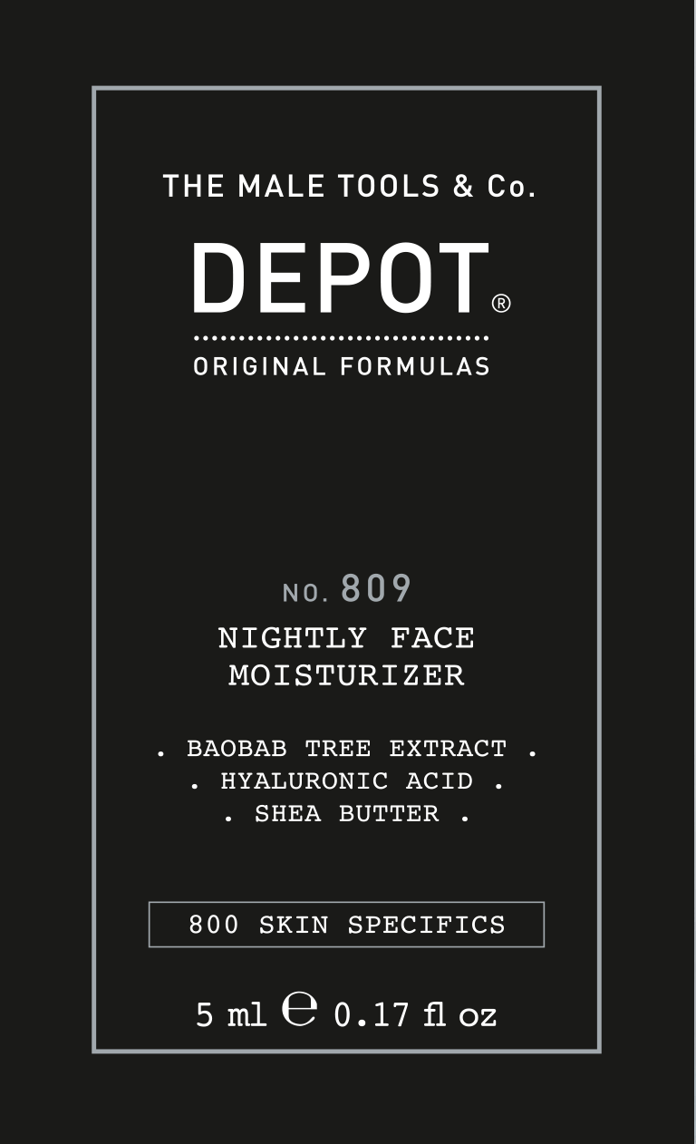 Depot No. 809 Nightly Face Moisturizer Nachtcreme 5 ml