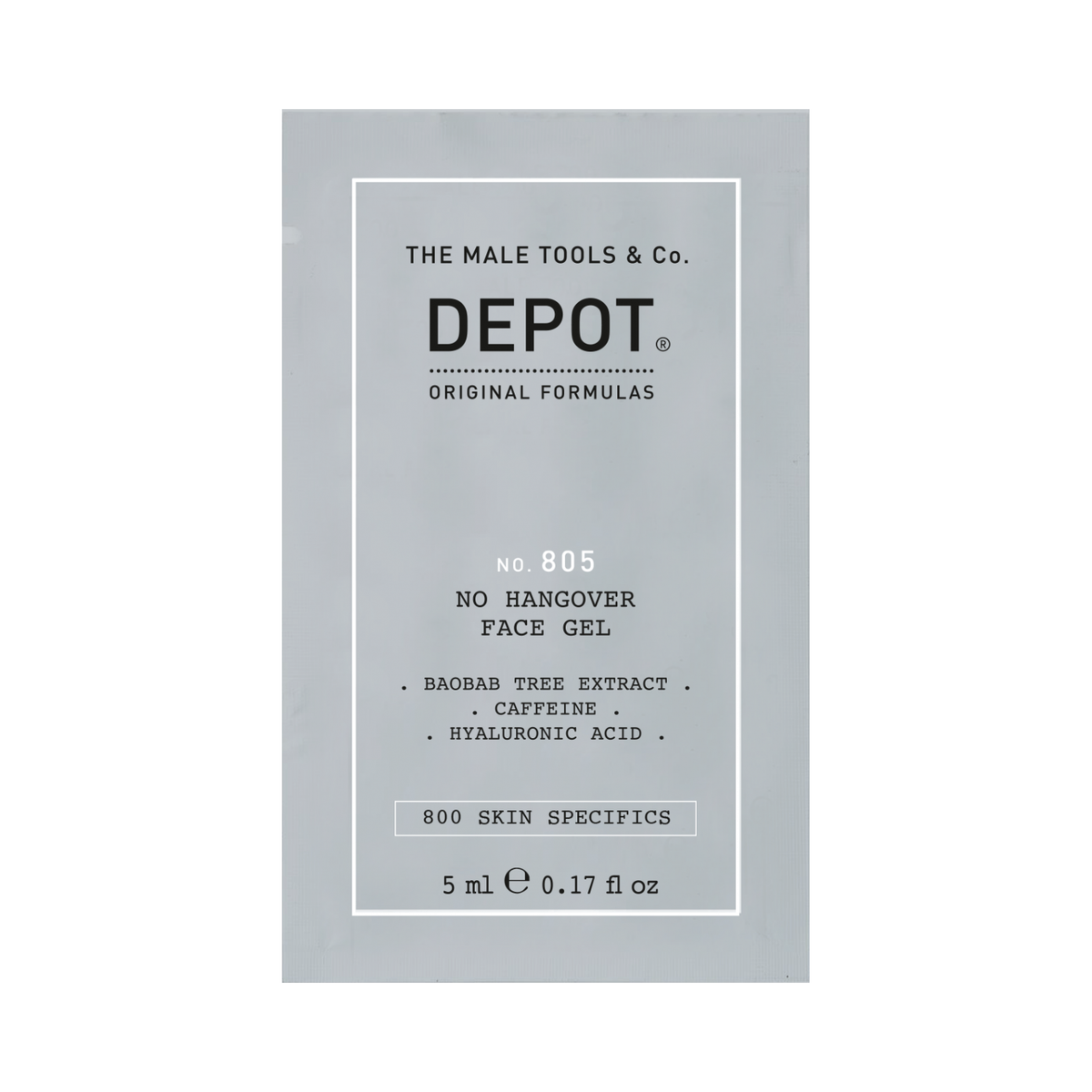Depot No. 805 No Hangover Gesichtsgel 5 ml
