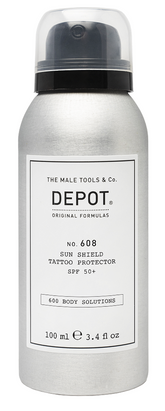 Depot No. 608 Sun Shield Tattoo Protector Sonnenschutzspray SPF 50+  100 ml