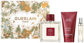 Guerlain Habit Rouge EDT Geschenkset EDT 100 ml + EDT 10 ml + 75 ml Duschgel