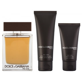 Dolce & Gabbana The One for Men Eau de Toilette Set 100 ml + 75 ml After Shave Balm + 50 ml Duschgel