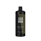 Sebastian Professional Seb Man The Multitasker Hair, Beard & Body Wash with Guarana Shampoo 1000 ml