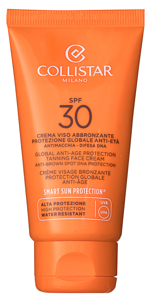 Collistar Global Anti-Age Protection Tanning Face Cream Sonnencreme SPF 30