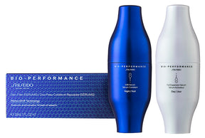 Shiseido Bio-Performance Skin Filler Duo Serum Gesichtspflege-set 30 ml Nachtserum + 30 ml Tagesserum / Nachfüllbar