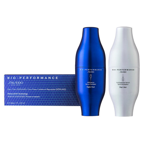 Shiseido Bio-Performance Skin Filler Duo Serum Gesichtspflege-Set Set 30 ml Nachtserum + 30 ml Tagesserum / Nachfüllbar