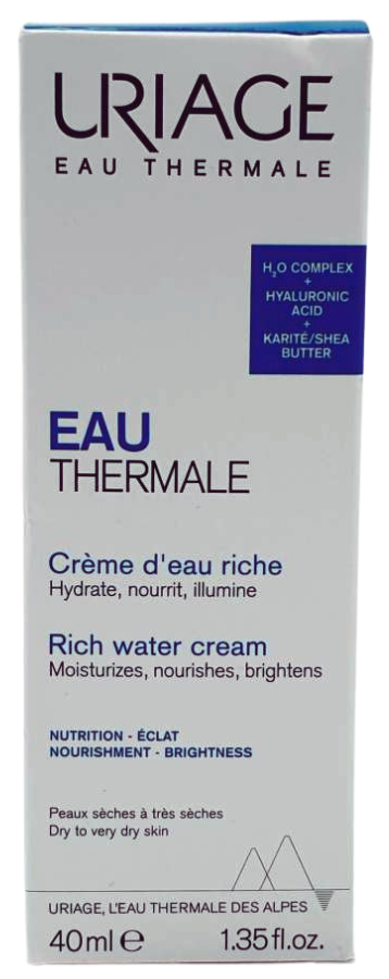 Uriage Eau Thermale Rich Water Gesichtscreme 40 ml