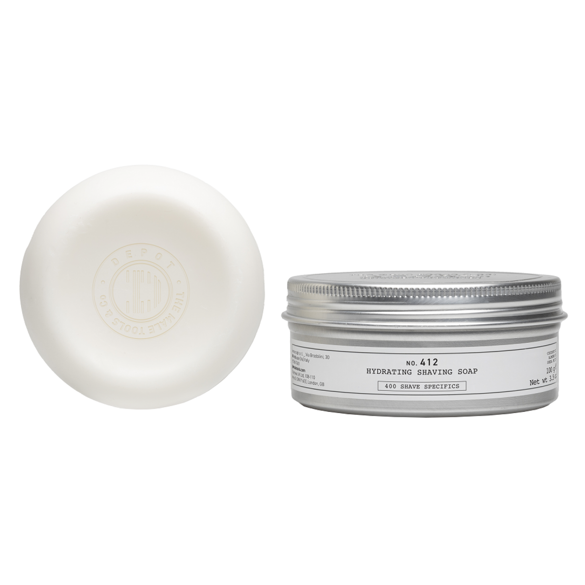 Depot No. 412 Hydrating Rasierseife 100 g / Nachfüllbar