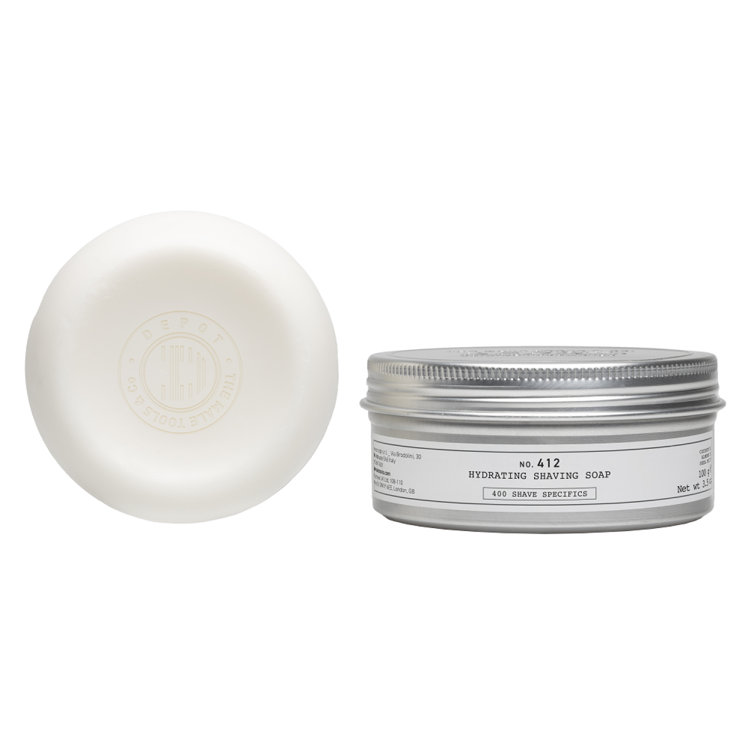 Depot No. 412 Hydrating Rasierseife 100 g / Nachfüllbar