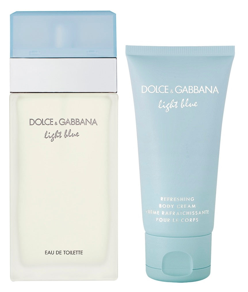 Dolce & Gabbana Light Blue Pour Femme EDT Geschenkset EDT 100 ml + 50 ml Körpercreme