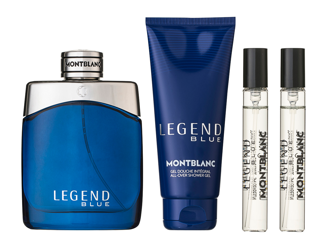 Montblanc Legend Blue Eau de Parfum Set 100 ml + 2 x 7.5 ml + 100 ml Duschgel