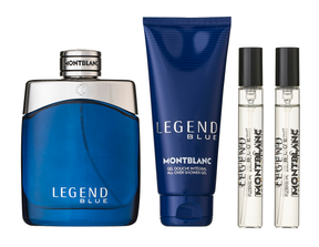 Montblanc Legend Blue Eau de Parfum Set 100 ml + 2 x 7.5 ml + 100 ml Duschgel