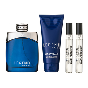 Montblanc Legend Blue Eau de Parfum Set 100 ml + 2 x 7.5 ml + 100 ml Duschgel