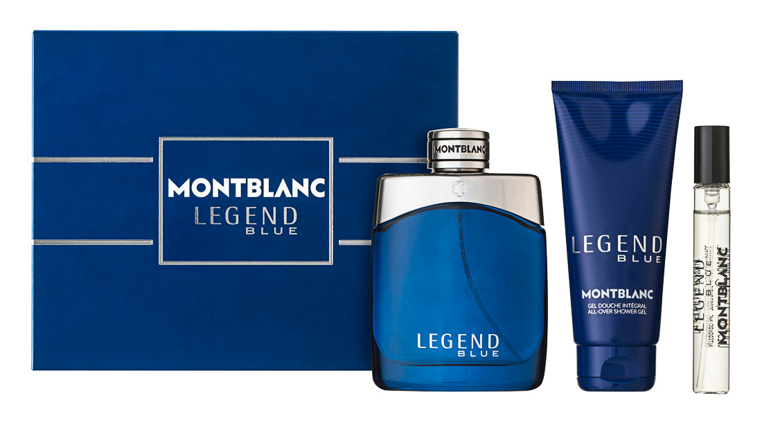 Montblanc Legend Blue Eau de Parfum Set 100 ml + 7.5 ml + 100 ml Duschgel