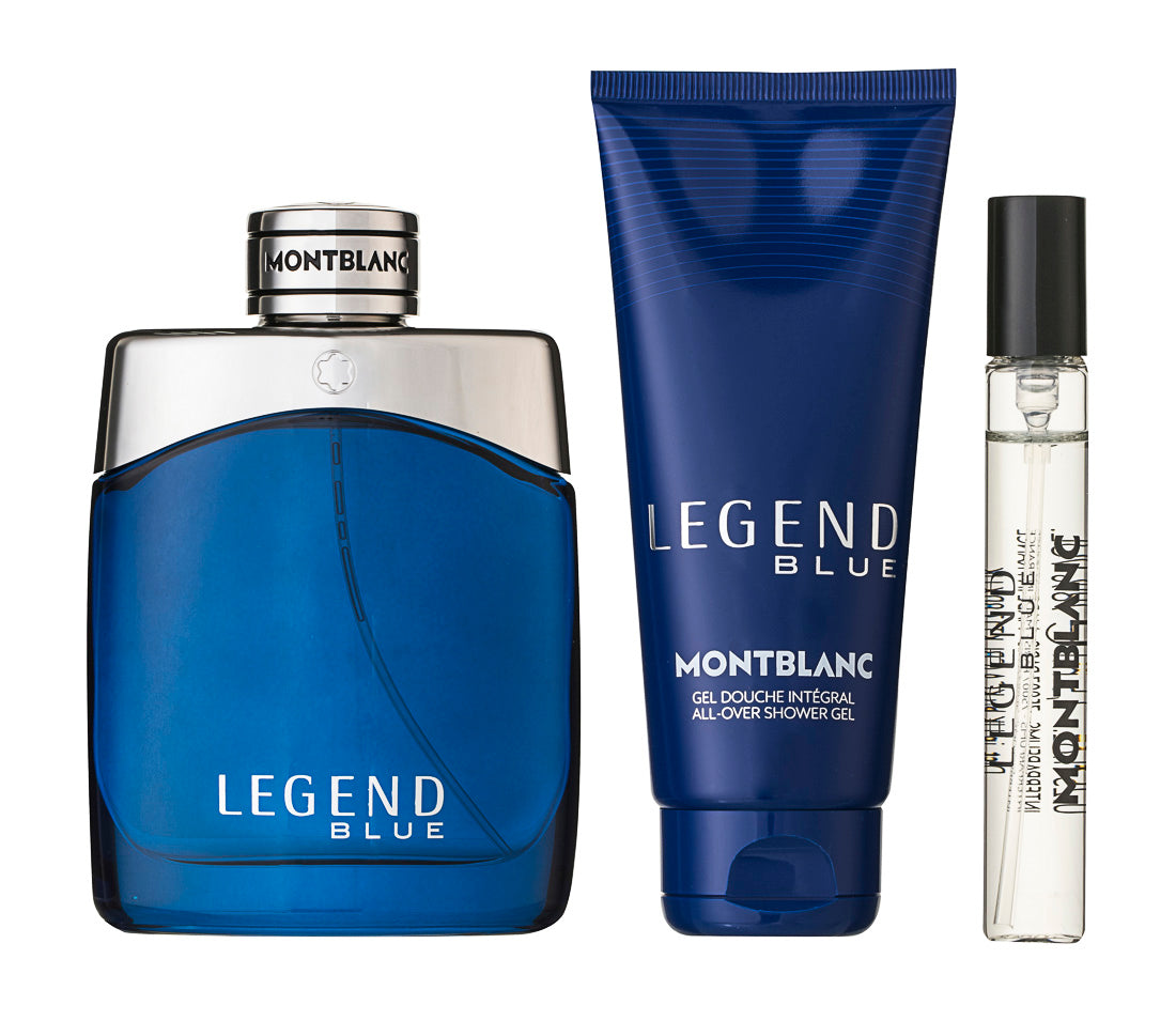 Montblanc Legend Blue Eau de Parfum Set 100 ml + 7.5 ml + 100 ml Duschgel