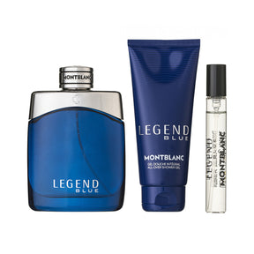 Montblanc Legend Blue Eau de Parfum Set 100 ml + 7.5 ml + 100 ml Duschgel