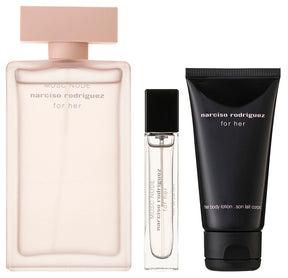 Narciso Rodriguez For Her Musc Nude EDP Geschenkset EDP 100 ml + EDP 10 ml + 50 ml Körperlotion