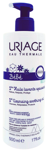 Uriage Bébé 1st Cleansing Soothing Körperöl 500 ml