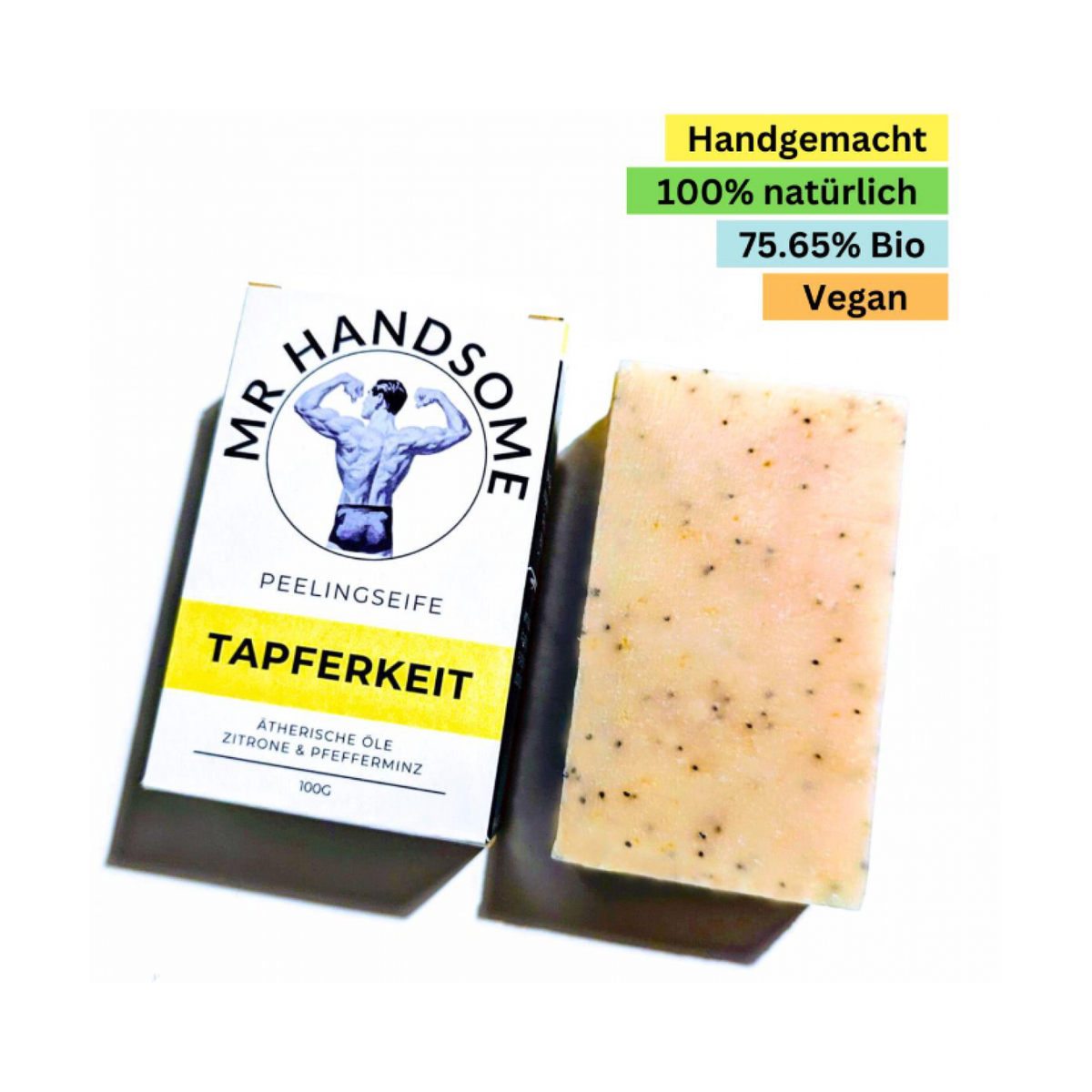 Mr Handsome Tapferkeit Seife 100 g