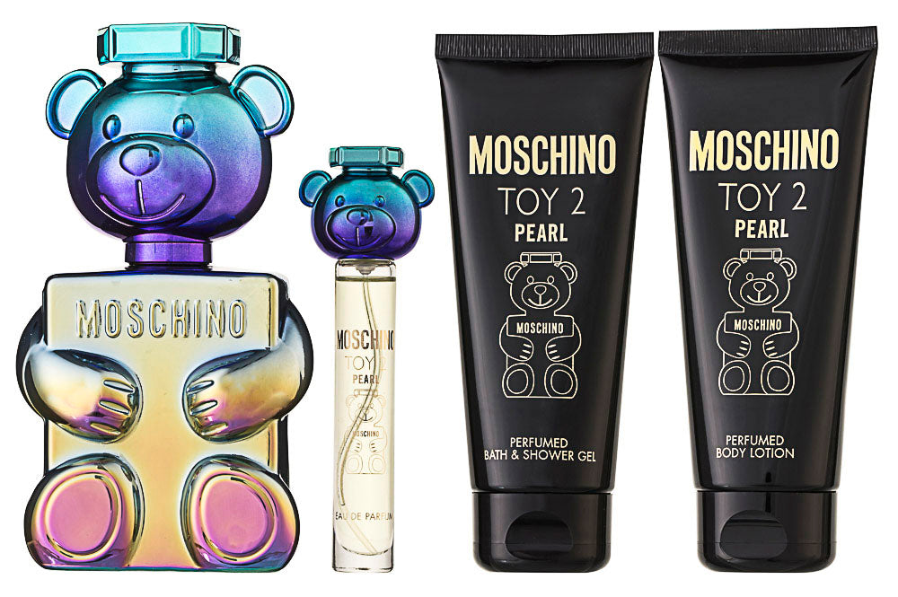 Moschino Toy 2 Pearl Eau de Parfum Set 100 ml + 5 ml + 100 ml Duschgel + 100 ml Körperlotion