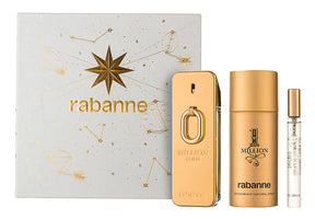 Paco Rabanne Million Gold Eau de Parfum Intense Set 100 ml + 150 ml Deodorant Spray + 10 ml