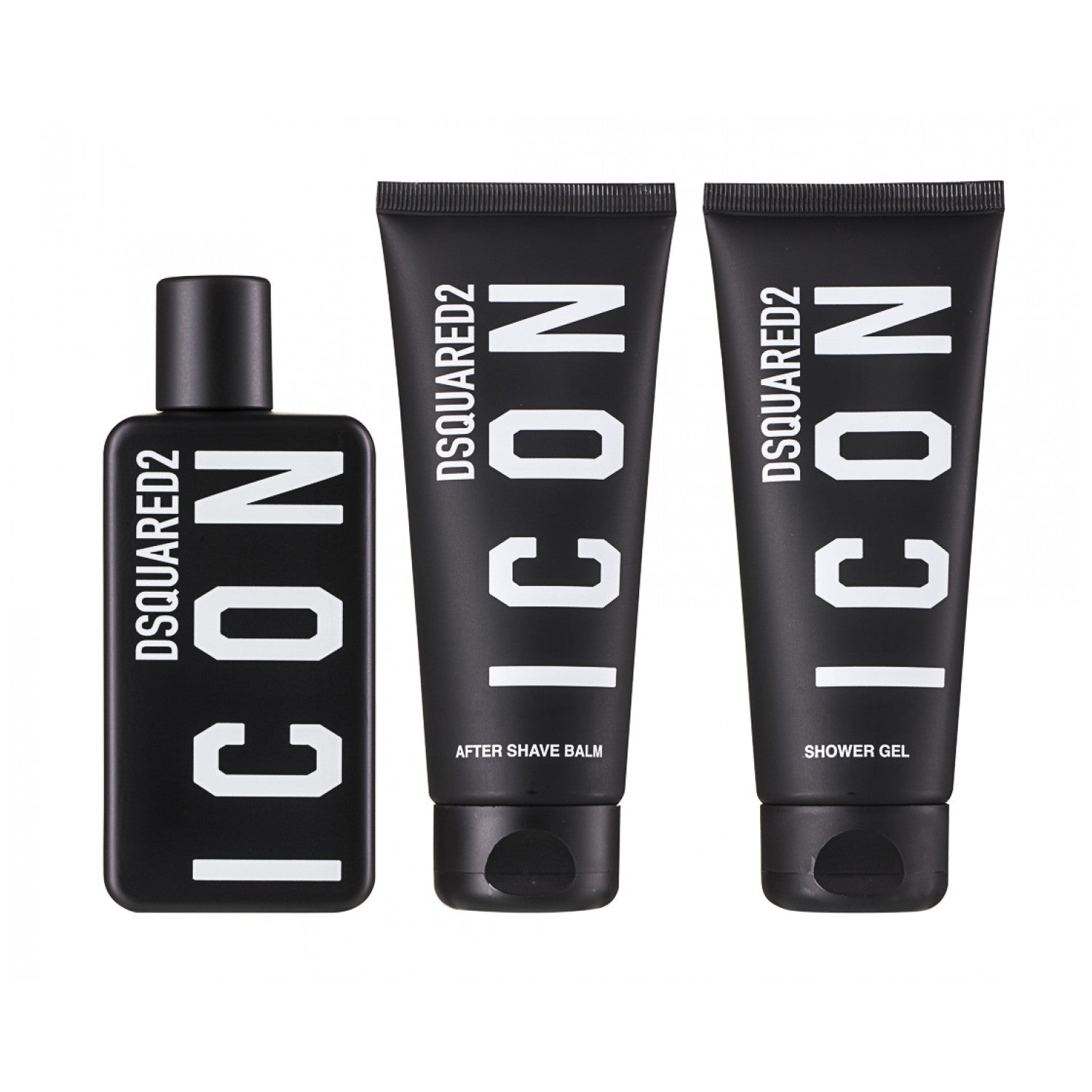Dsquared2 Icon Pour Homme Eau de Parfum Set 100 ml + 100 ml Duschgel + 100 ml Aftershave Balm