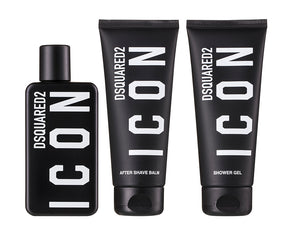 Dsquared2 Icon Pour Homme Eau de Parfum Set 100 ml + 100 ml Duschgel + 100 ml Aftershave Balm