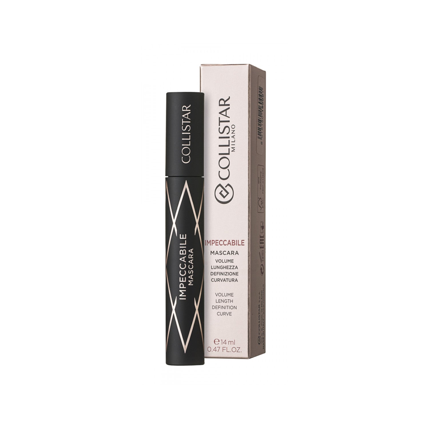 Collistar Impeccable Mascara 14 ml / Schwarz