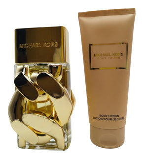 Michael Kors Pour Femme Eau de Parfum Set 100 ml + 100 ml Körpelotion + 10 ml + Karteninhaber