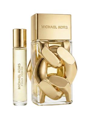 Michael Kors Pour Femme Eau de Parfum Set 100 ml + 100 ml Körpelotion + 10 ml + Karteninhaber