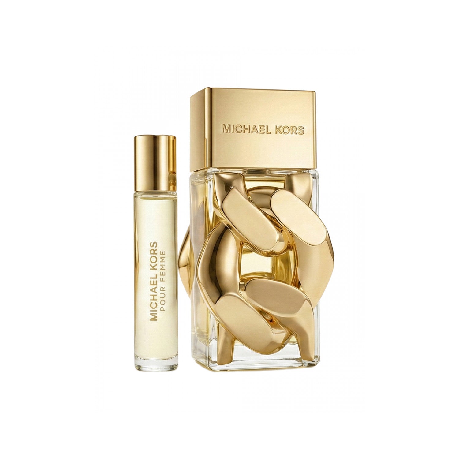 Michael Kors Pour Femme Eau de Parfum Set 100 ml + 100 ml Körpelotion + 10 ml + Karteninhaber