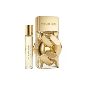 Michael Kors Pour Femme Eau de Parfum Set 100 ml + 100 ml Körpelotion + 10 ml + Karteninhaber