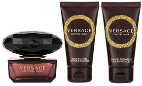Versace Crystal Noir EDT Geschenkset EDT 50 ml + 50 ml Körperlotion + 50 ml Duschgel