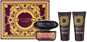 Versace Crystal Noir EDT Geschenkset EDT 50 ml + 50 ml Körperlotion + 50 ml Duschgel