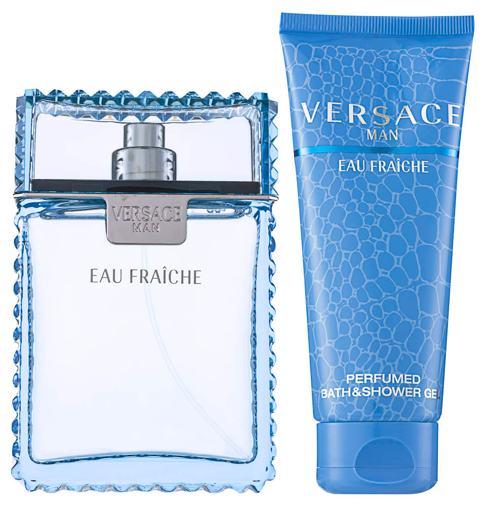 Versace Man Eau Fraiche EDT Geschenkset EDT 50 ml + 100 ml Duschgel